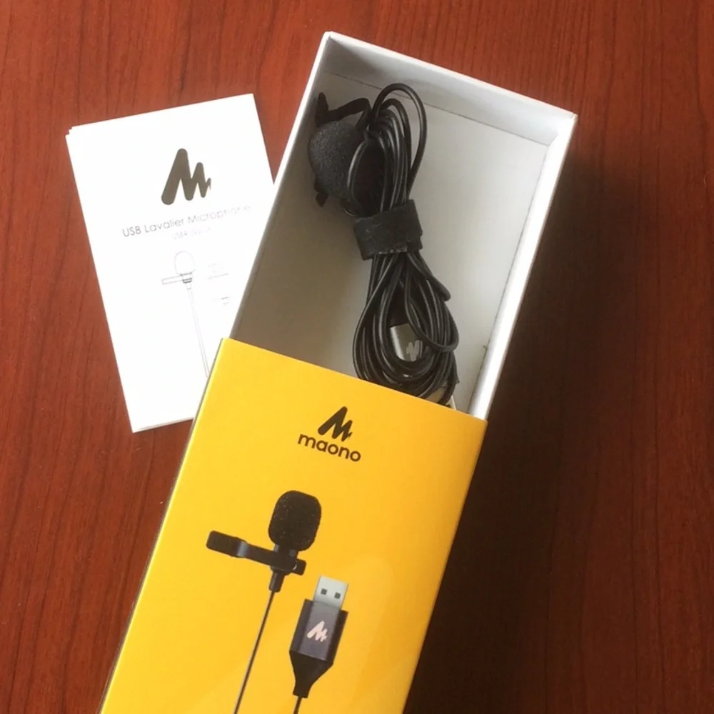 MAONO UL10 USB Lavalier Microphone Plug & Play